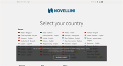 Desktop Screenshot of novellini.com